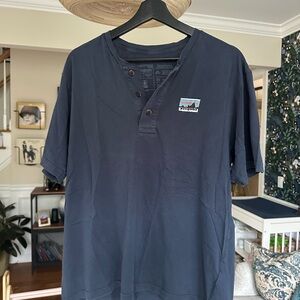 Patagonia Men's Dark Blue Short Sleeve Henley